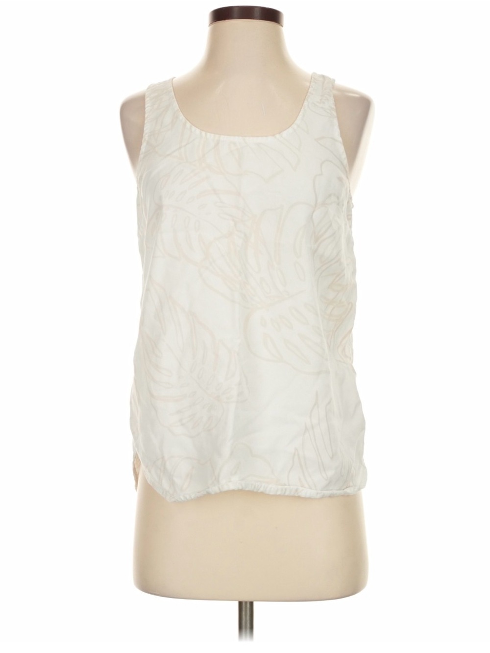 The Group by Babaton Monstera Tropical Leaf Tank Top XS